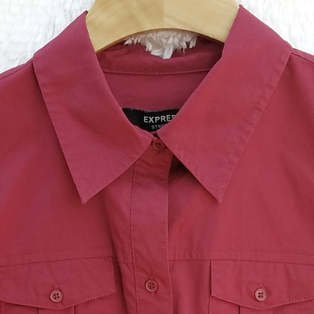Vintage Express Woman’s Size 7/8 Long Sleeve Button Up Shirt - Picture 9 of 16